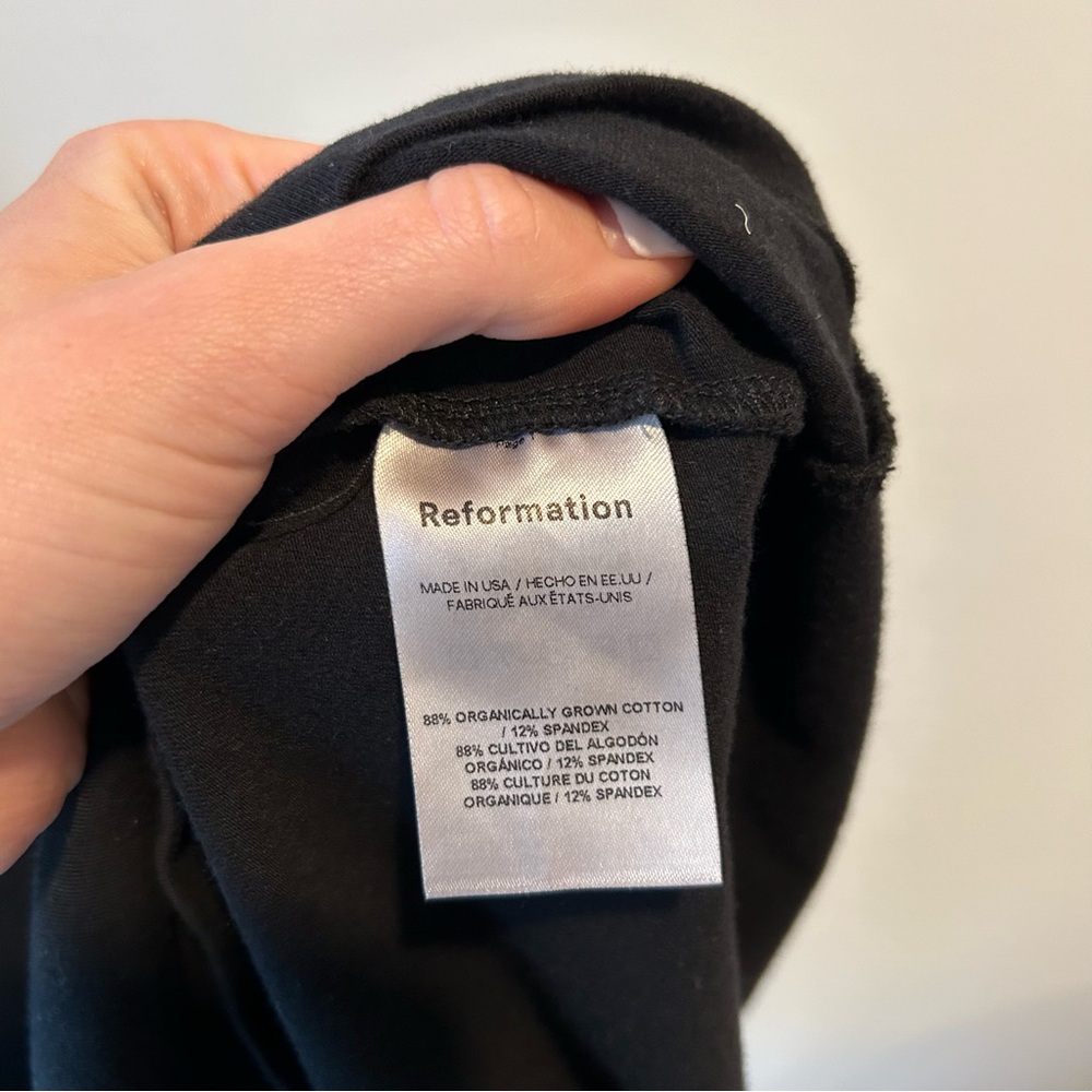 Reformation Maxi Dress Black Size Extra Small - Picture 3 of 6